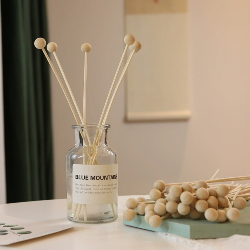 Home Fragrance Kit - 30Pcs/Lot Fireless Wood Ball Aroma Reed