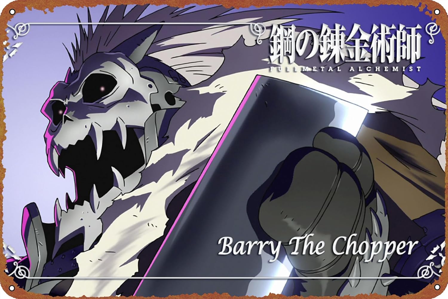 Barry The Chopper Fullmetal Al - đánh giá và giá Home Garden Alchemist