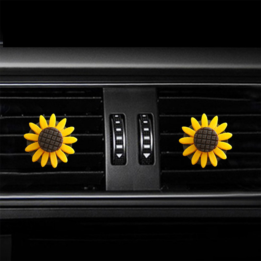 2Pcs Sunflower Car Aromatherap - đánh giá và giá Home Fragrance Items