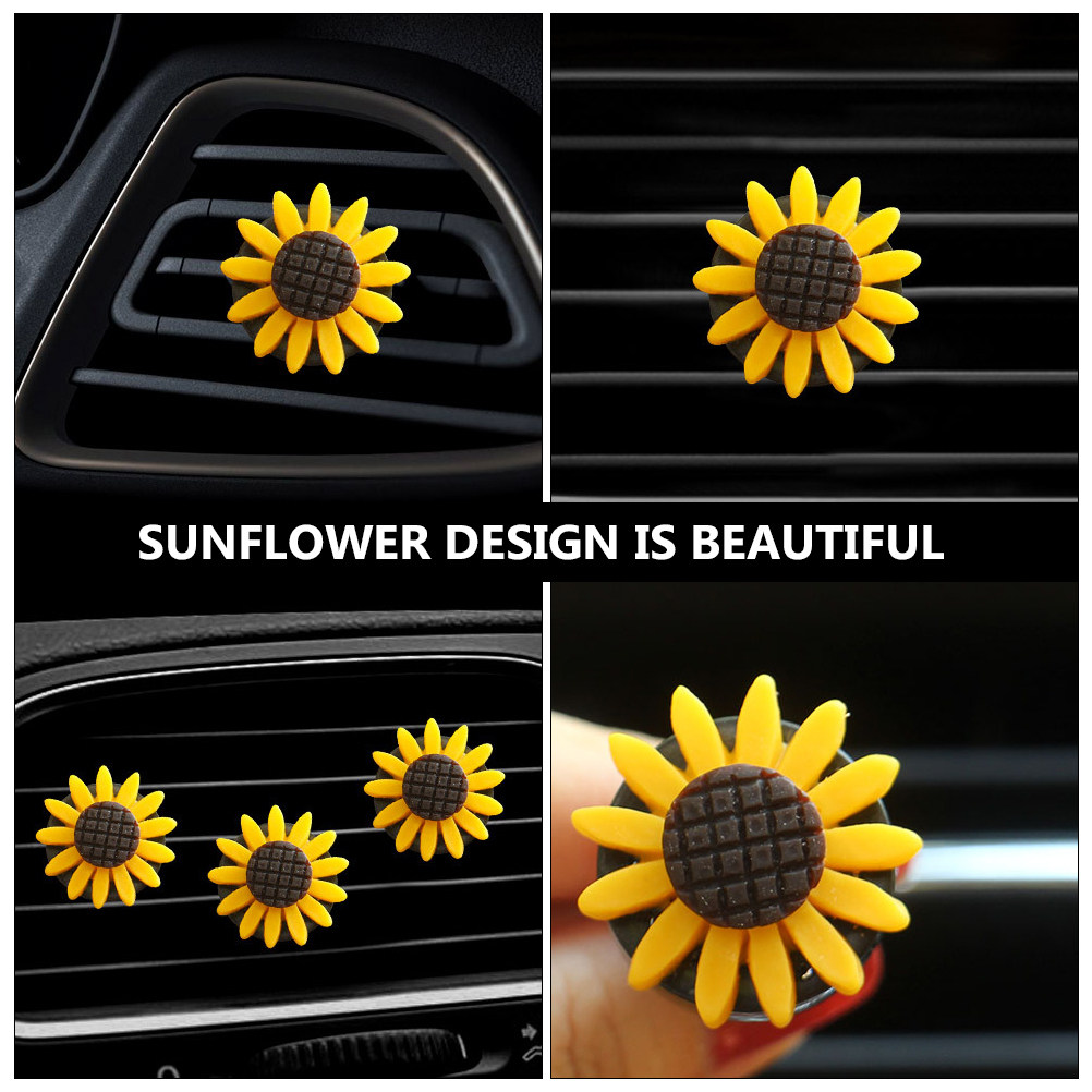 2Pcs Sunflower Car Aromatherap - đánh giá và giá Home Fragrance Items