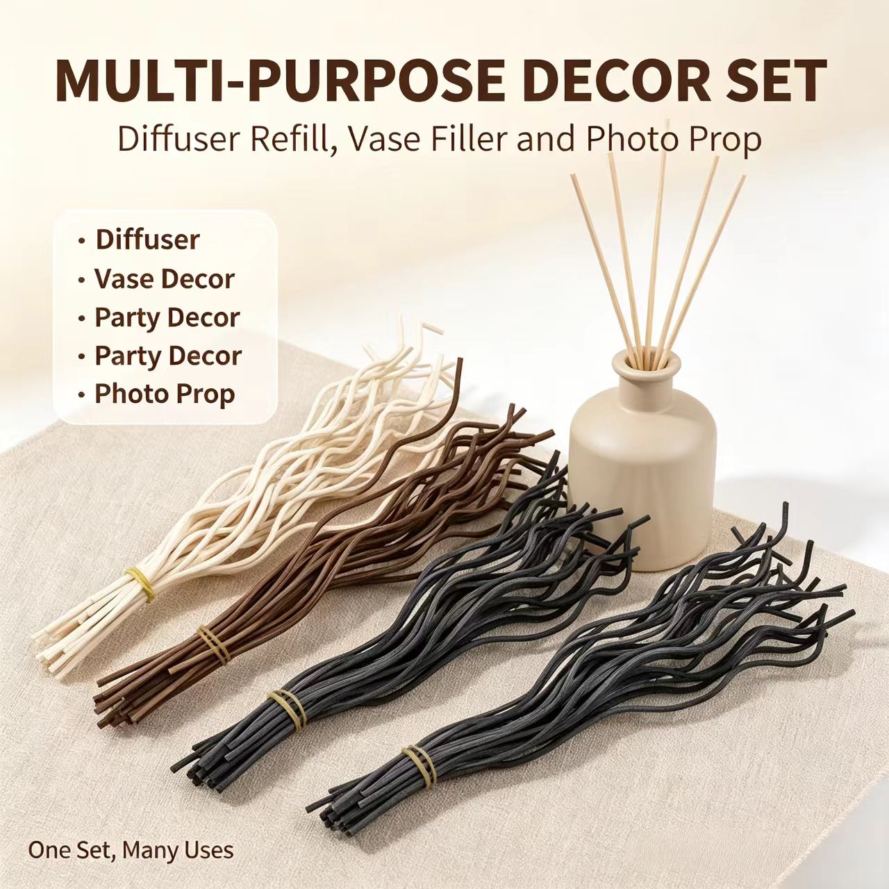 20Pcs Long Wavy Rattan Reed Di - đánh giá và giá Home Fragrance Kit