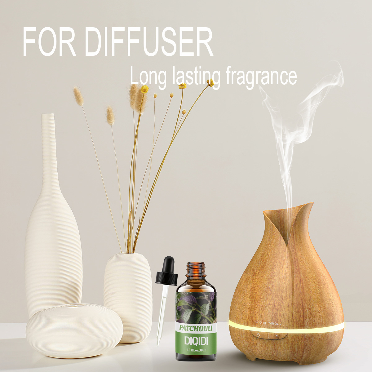 Patchouli essential oil, plant - đánh giá và giá Home Fragrance Co