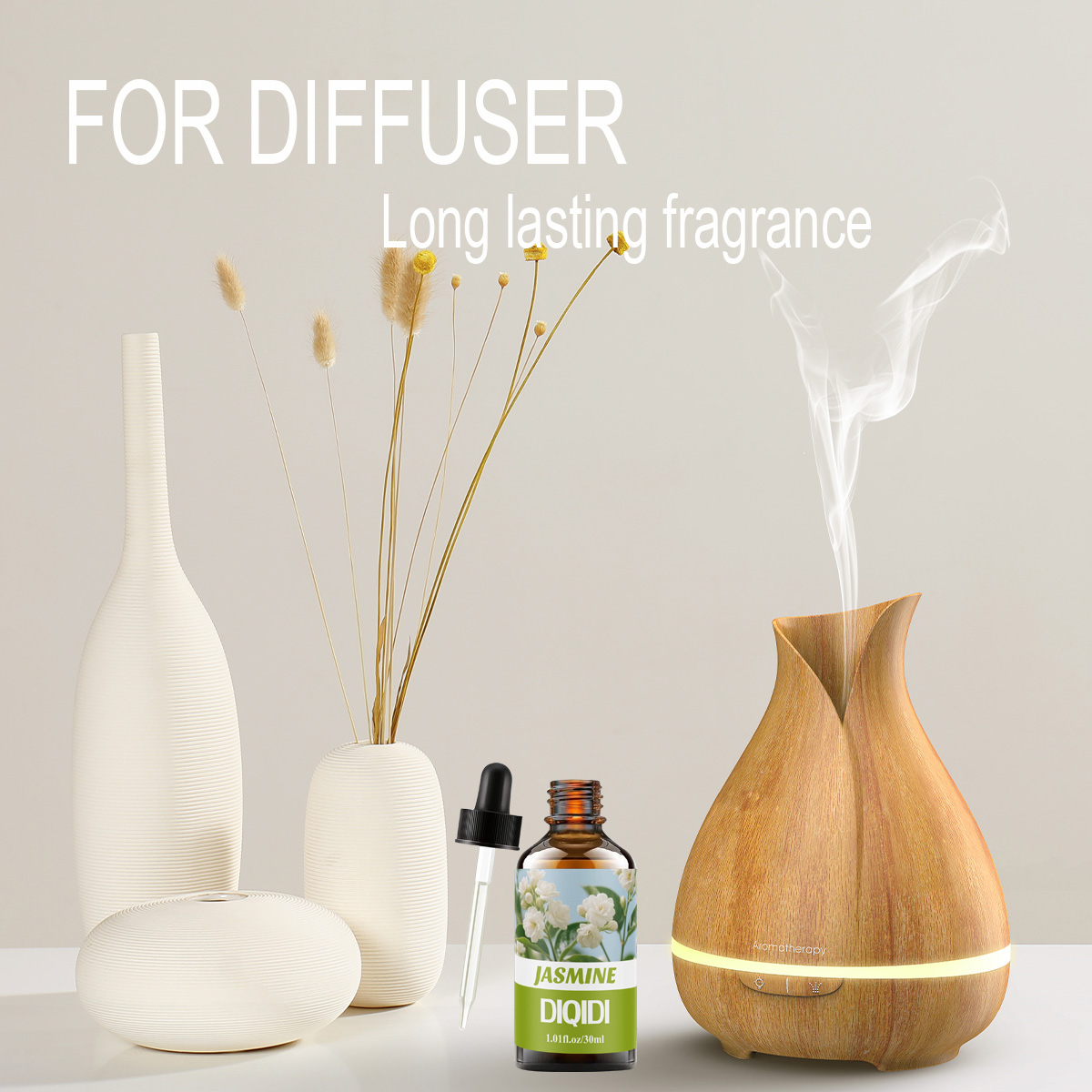 Jasmine essential oil, long-la - đánh giá và giá Home Fragrance Co